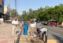 क्लीन पंजाब अभियान के तहत हैबतपुर रोड पर चला विशेष सफाई अभियान